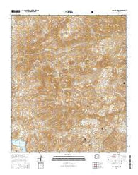 Lion Mountain Arizona Current topographic map, 1:24000 scale, 7.5 X 7.5 Minute, Year 2014