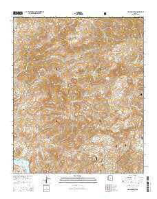 Lion Mountain Arizona Current topographic map, 1:24000 scale, 7.5 X 7.5 Minute, Year 2014