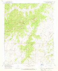 Little Black Spot Mtn Arizona Historical topographic map, 1:24000 scale, 7.5 X 7.5 Minute, Year 1967