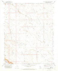 Little Clayhole Valley Arizona Historical topographic map, 1:24000 scale, 7.5 X 7.5 Minute, Year 1971