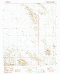 Little Horn Mountains NE Arizona Historical topographic map, 1:24000 scale, 7.5 X 7.5 Minute, Year 1990