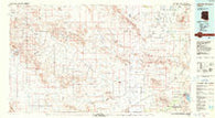 Little Horn Mountains Arizona Historical topographic map, 1:100000 scale, 30 X 60 Minute, Year 1988