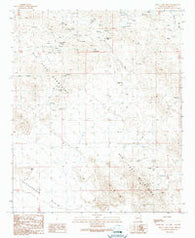 Little Horn Peak Arizona Historical topographic map, 1:24000 scale, 7.5 X 7.5 Minute, Year 1990
