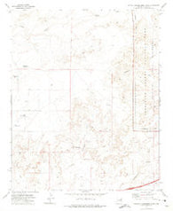 Little Lithodendron Tank Arizona Historical topographic map, 1:24000 scale, 7.5 X 7.5 Minute, Year 1972