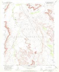 Little Round Rock Arizona Historical topographic map, 1:24000 scale, 7.5 X 7.5 Minute, Year 1968