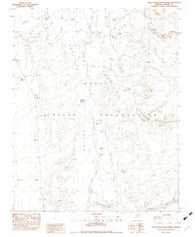 Little White House Ruins Arizona Historical topographic map, 1:24000 scale, 7.5 X 7.5 Minute, Year 1982