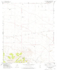 Little Wood Canyon Arizona Historical topographic map, 1:24000 scale, 7.5 X 7.5 Minute, Year 1974