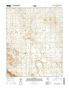 Little Clayhole Valley Arizona Current topographic map, 1:24000 scale, 7.5 X 7.5 Minute, Year 2014