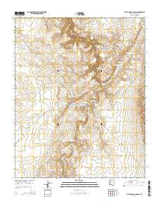 Little Harpo Canyon Arizona Current topographic map, 1:24000 scale, 7.5 X 7.5 Minute, Year 2014