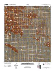 Little Horn Mountains SE Arizona Historical topographic map, 1:24000 scale, 7.5 X 7.5 Minute, Year 2011