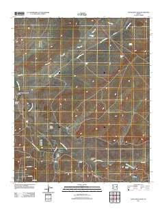 Little Milky Wash Arizona Historical topographic map, 1:24000 scale, 7.5 X 7.5 Minute, Year 2011