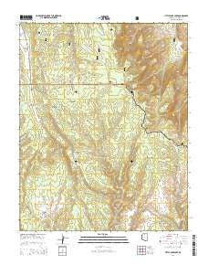 Little Park Lake Arizona Current topographic map, 1:24000 scale, 7.5 X 7.5 Minute, Year 2014