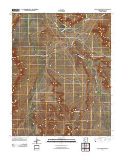 Little Round Rock Arizona Historical topographic map, 1:24000 scale, 7.5 X 7.5 Minute, Year 2011