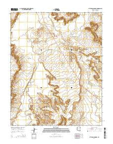 Little Round Rock Arizona Current topographic map, 1:24000 scale, 7.5 X 7.5 Minute, Year 2014