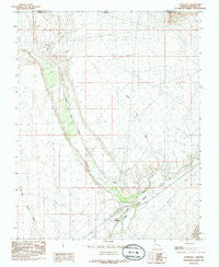 Littlefield Arizona Historical topographic map, 1:24000 scale, 7.5 X 7.5 Minute, Year 1985