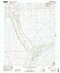 Littlefield Arizona Historical topographic map, 1:24000 scale, 7.5 X 7.5 Minute, Year 1985