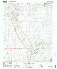 Littlefield Arizona Historical topographic map, 1:24000 scale, 7.5 X 7.5 Minute, Year 1985