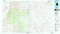 Littlefield Arizona Historical topographic map, 1:100000 scale, 30 X 60 Minute, Year 1987