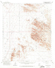 Livingston Hills Arizona Historical topographic map, 1:62500 scale, 15 X 15 Minute, Year 1962