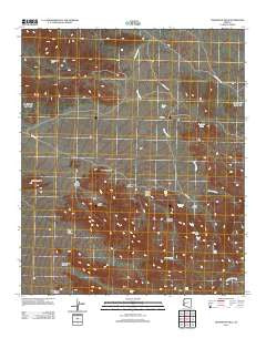 Livingston Hills Arizona Historical topographic map, 1:24000 scale, 7.5 X 7.5 Minute, Year 2011