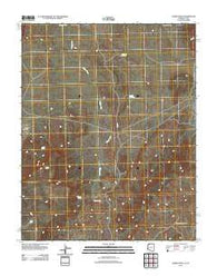 Lizard Point Arizona Historical topographic map, 1:24000 scale, 7.5 X 7.5 Minute, Year 2011