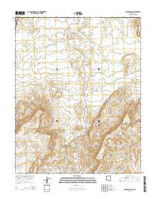Lizard Point Arizona Current topographic map, 1:24000 scale, 7.5 X 7.5 Minute, Year 2014