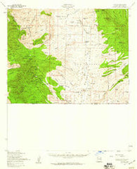 Lochiel Arizona Historical topographic map, 1:62500 scale, 15 X 15 Minute, Year 1958