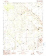 Lockwood Canyon Arizona Historical topographic map, 1:24000 scale, 7.5 X 7.5 Minute, Year 1989