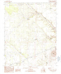 Lockwood Canyon Arizona Historical topographic map, 1:24000 scale, 7.5 X 7.5 Minute, Year 1989