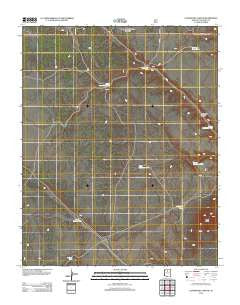 Lockwood Canyon Arizona Historical topographic map, 1:24000 scale, 7.5 X 7.5 Minute, Year 2012