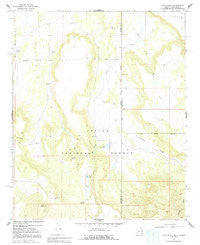Loco Knoll Arizona Historical topographic map, 1:24000 scale, 7.5 X 7.5 Minute, Year 1968
