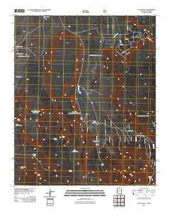 Loco Knoll Arizona Historical topographic map, 1:24000 scale, 7.5 X 7.5 Minute, Year 2011
