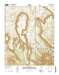Loco Knoll Arizona Current topographic map, 1:24000 scale, 7.5 X 7.5 Minute, Year 2014