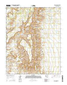 Lohali Point Arizona Current topographic map, 1:24000 scale, 7.5 X 7.5 Minute, Year 2014