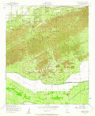 Lone Butte Arizona Historical topographic map, 1:24000 scale, 7.5 X 7.5 Minute, Year 1952