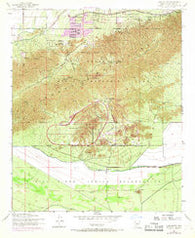 Lone Butte Arizona Historical topographic map, 1:24000 scale, 7.5 X 7.5 Minute, Year 1952