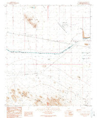 Lone Mountain Arizona Historical topographic map, 1:24000 scale, 7.5 X 7.5 Minute, Year 1990