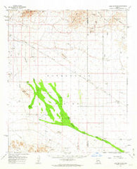 Lone Mountain Arizona Historical topographic map, 1:62500 scale, 15 X 15 Minute, Year 1961