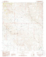 Lone Star Mountain Arizona Historical topographic map, 1:24000 scale, 7.5 X 7.5 Minute, Year 1985