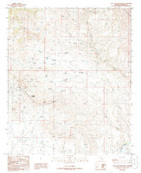 Lone Star Mountain Arizona Historical topographic map, 1:24000 scale, 7.5 X 7.5 Minute, Year 1985