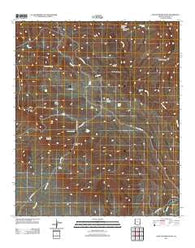Lone Star Mountain Arizona Historical topographic map, 1:24000 scale, 7.5 X 7.5 Minute, Year 2011