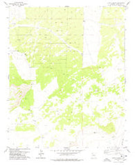 Long H Ranch Arizona Historical topographic map, 1:24000 scale, 7.5 X 7.5 Minute, Year 1977