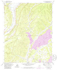 Long House Valley Arizona Historical topographic map, 1:24000 scale, 7.5 X 7.5 Minute, Year 1971