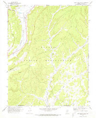 Long House Valley Arizona Historical topographic map, 1:24000 scale, 7.5 X 7.5 Minute, Year 1971