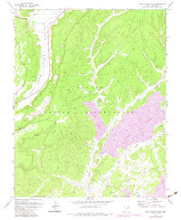 Long House Valley Arizona Historical topographic map, 1:24000 scale, 7.5 X 7.5 Minute, Year 1971