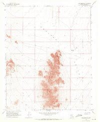 Long Mountain Arizona Historical topographic map, 1:24000 scale, 7.5 X 7.5 Minute, Year 1968
