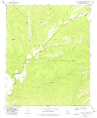 Long Tom Canyon Arizona Historical topographic map, 1:24000 scale, 7.5 X 7.5 Minute, Year 1977
