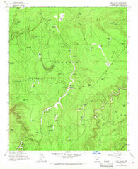 Long Valley Arizona Historical topographic map, 1:24000 scale, 7.5 X 7.5 Minute, Year 1965
