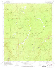 Long Valley Arizona Historical topographic map, 1:24000 scale, 7.5 X 7.5 Minute, Year 1965