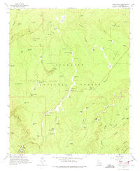 Long Valley Arizona Historical topographic map, 1:24000 scale, 7.5 X 7.5 Minute, Year 1965